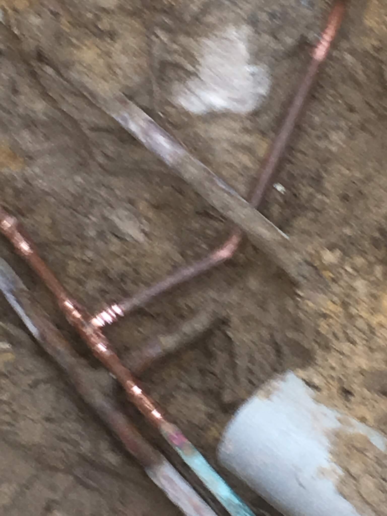 Everyday Plumbers Residential Bursts and Leak Detection Plumber - Newly Repaired Copper Pipes 1907